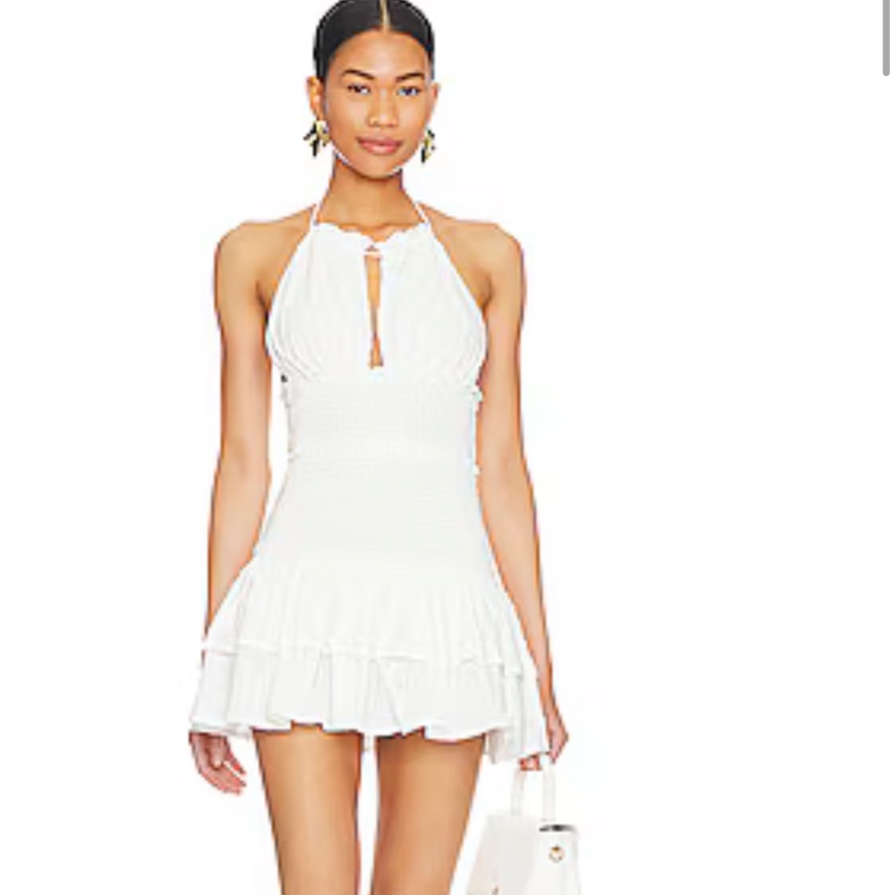 Tularosa Claudia Mini Dress in White